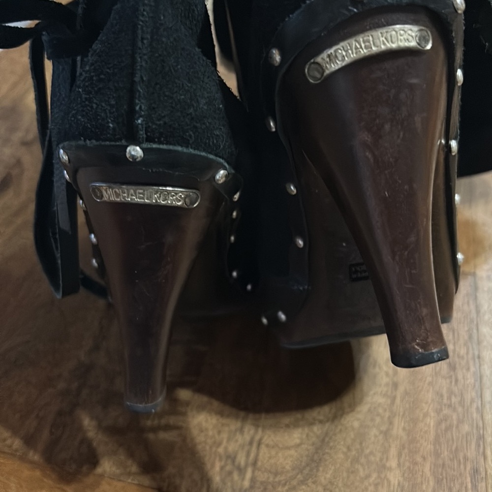 Michael Kors Over the knee Suede Fur Boot - Picture 6 of 6